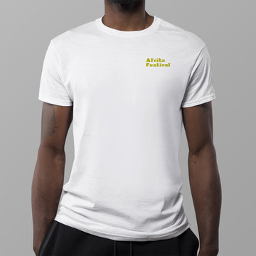 [PRE-ORDER] T-Shirt met AF logo (wit)