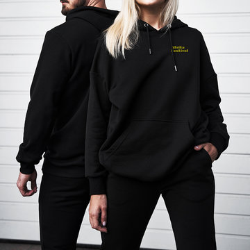 [PRE-ORDER] Hoodie met AF logo (zwart)